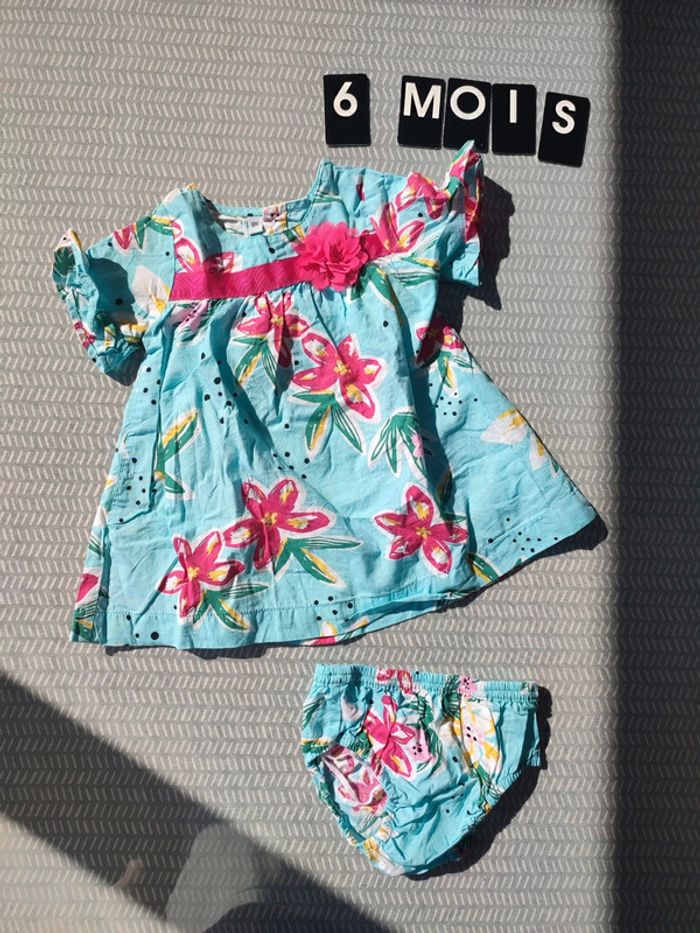 Robe et bloomer fille - Gémo - 6 mois - photo numéro 3