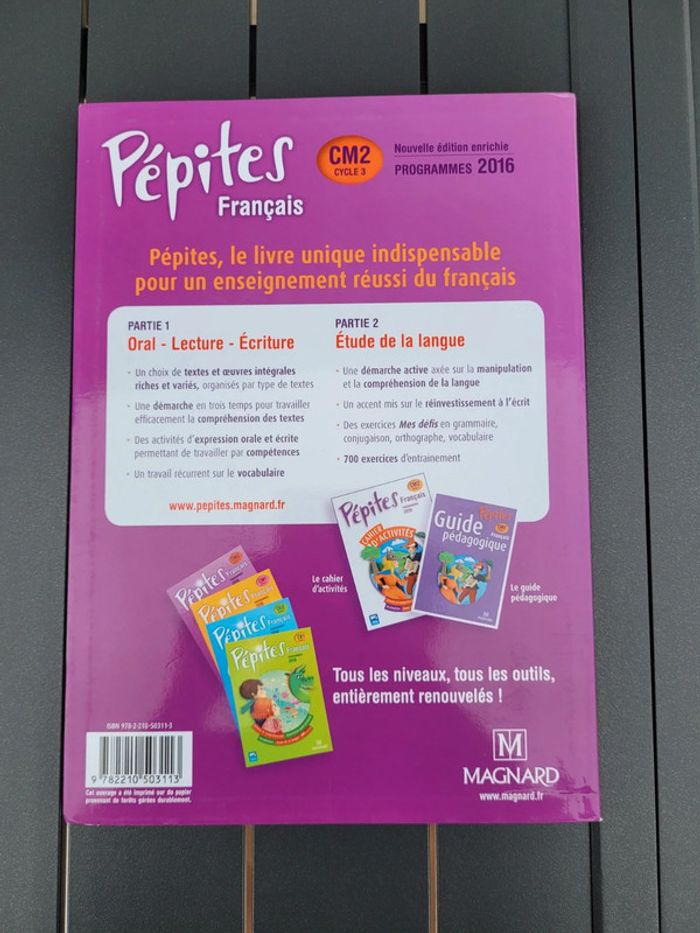 Livre CM2 Pépites français - photo numéro 2