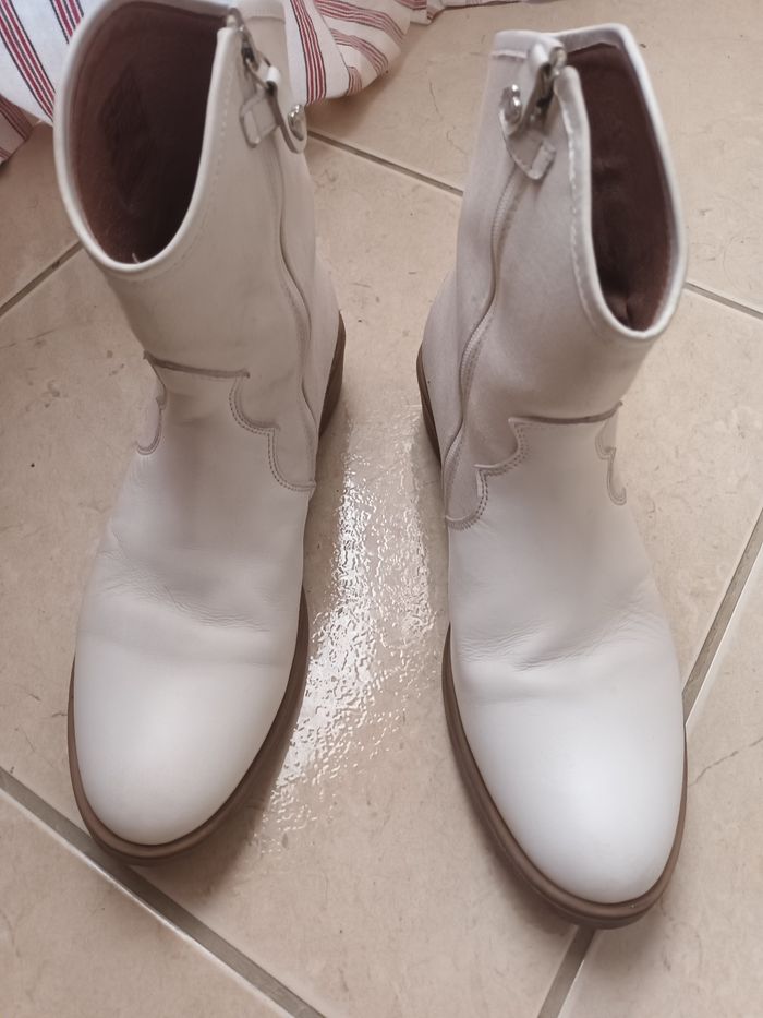 Bottines blanc