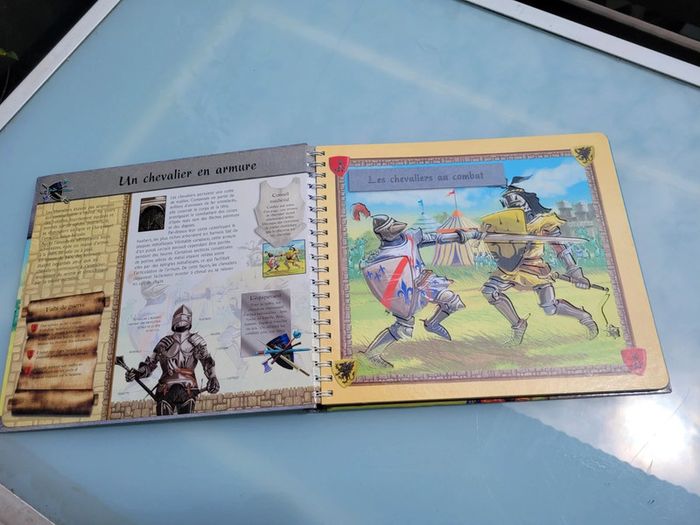 Livre Je dessine les Chevaliers 🛡 livre à pochoirs, grand format (39) - photo numéro 3