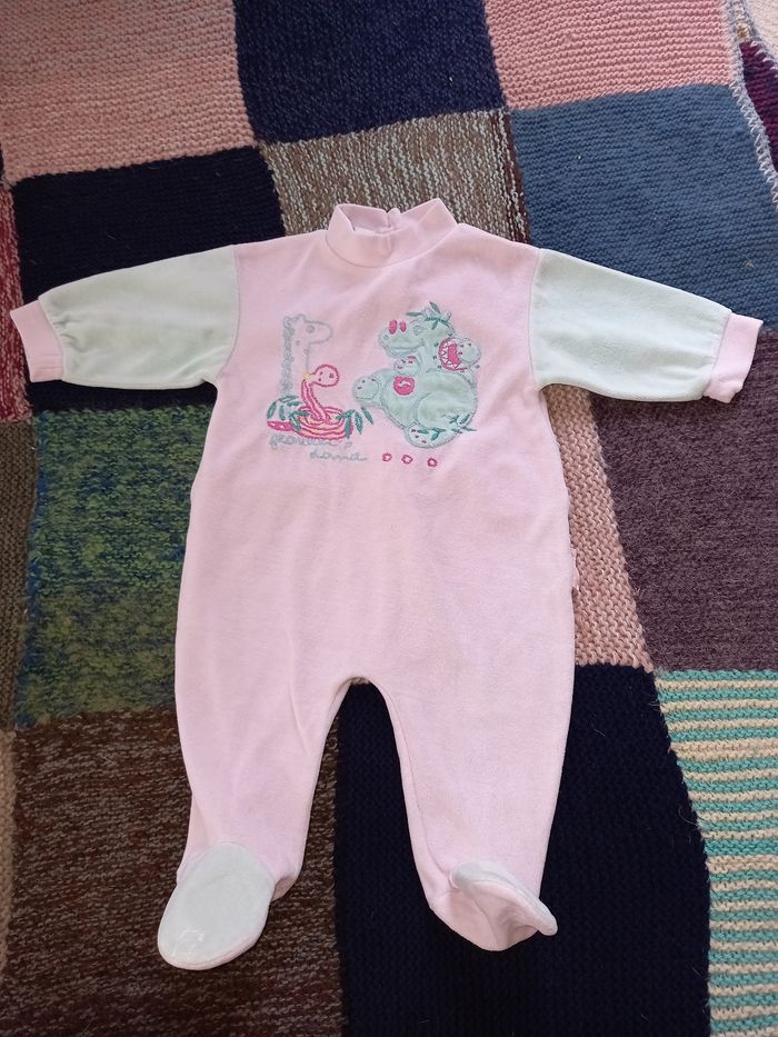 Pyjama velours 3 mois