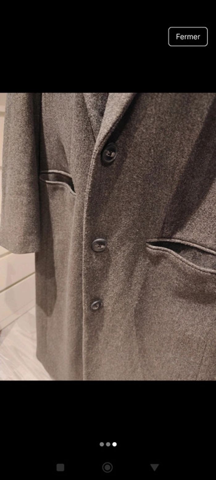 Manteau long gris anthracite Vero Moda - photo numéro 3