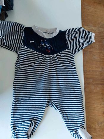 pyjama rayure marine