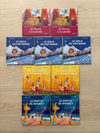 Lot de 9 livres en double ou triple