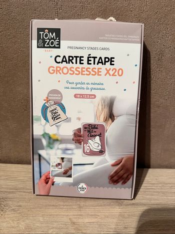 Carte étape grossesse