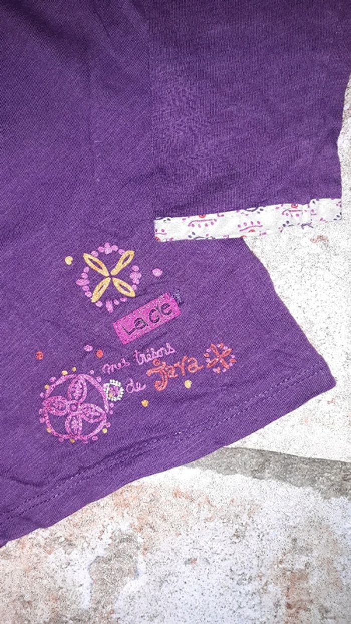 Gilet violet 4 ans - photo numéro 2