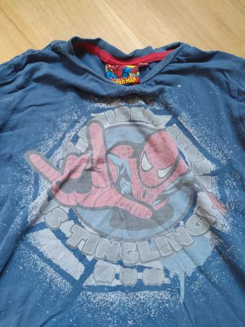 T-shirt spiderman 4 ans bleu
