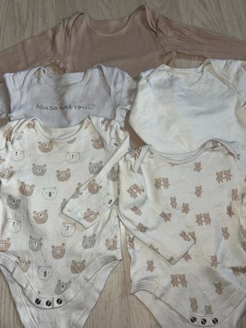 Lot de 7 body longue manche