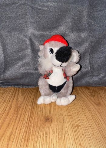 Petite peluche souris vintage