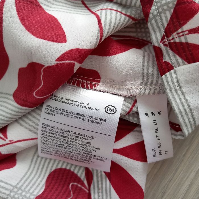 Chemisier femme imprimé à fleurs C&A taille 36 - photo numéro 6