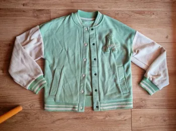 Veste teddy kiabi 10 ans vert pastel
