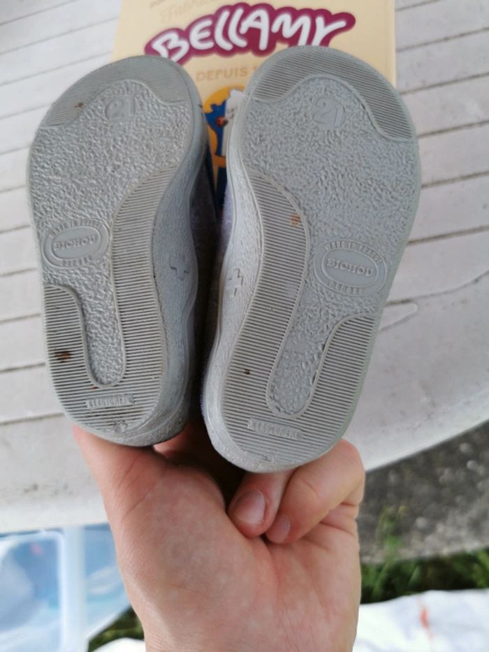 Chaussons Bellamy gris taille 21 - photo numéro 3