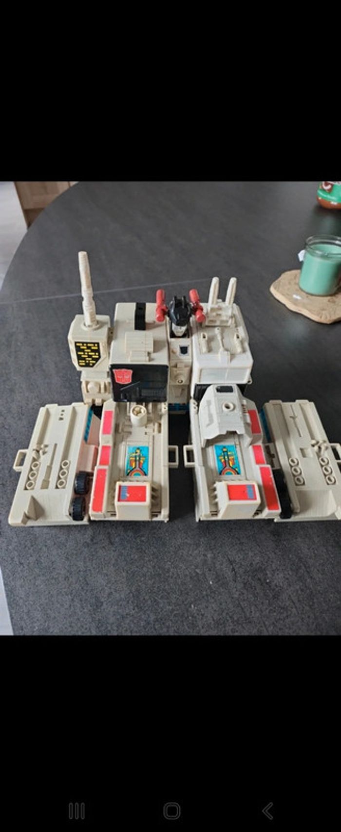 Figurine vintage transformers metroplex - photo numéro 8
