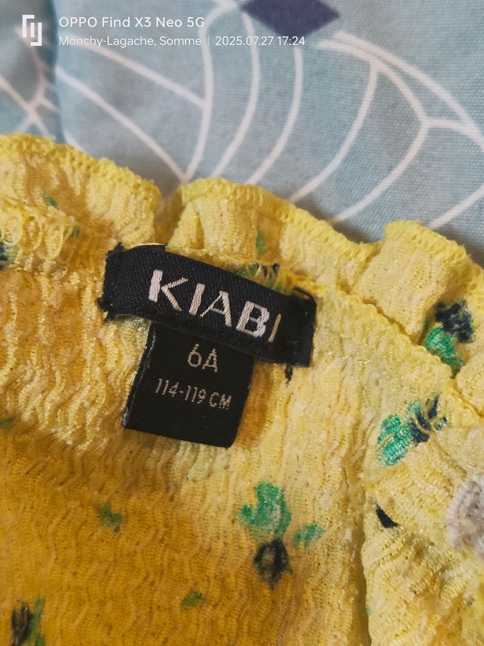 Robe été Kiabi 6ans-114-119cm 0€50 -50% dès 2 achetés - photo numéro 2