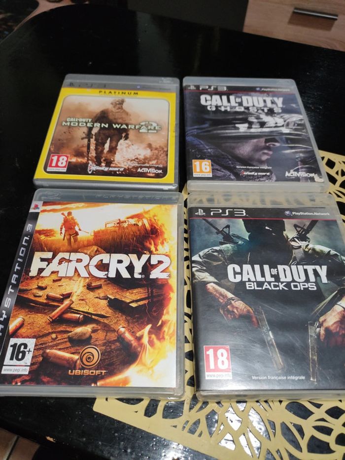 Lot de 4 jeux pour Playstation 3