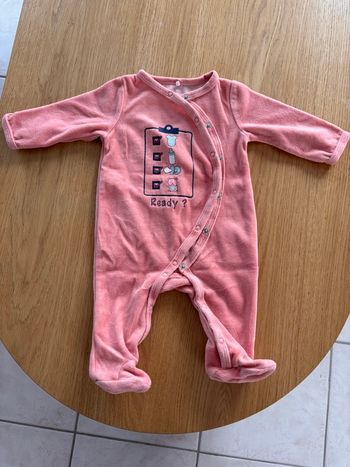 Pyjama rose saumon neuf