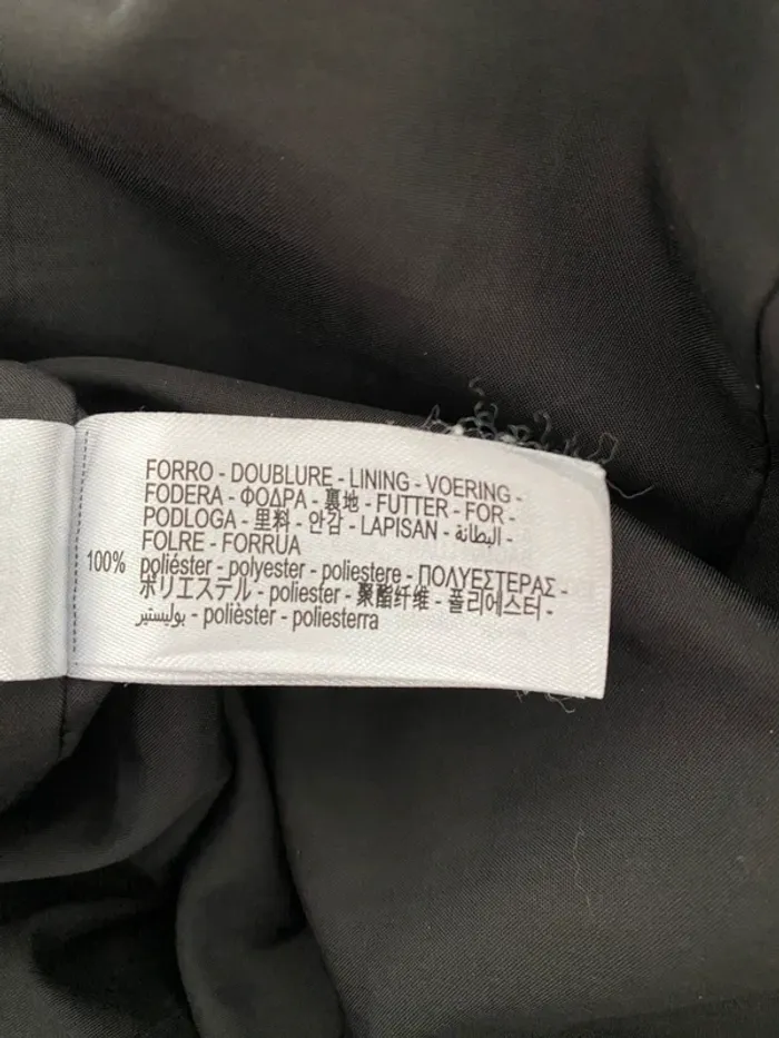 Manteau long noir Zara - photo numéro 8