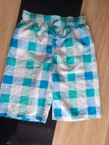 Short à carreaux 14 ans