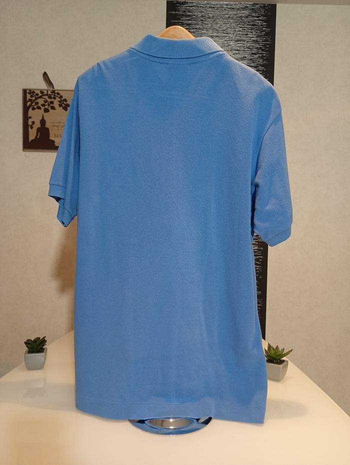 Polo Lacoste bleu clair – taille 4 (M) - photo numéro 7