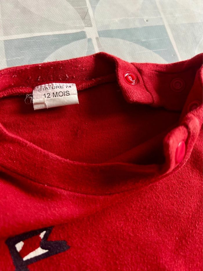 T shirt garçon bébé -Kiabi - taille 1 an (12mois) en très bon état - photo numéro 3