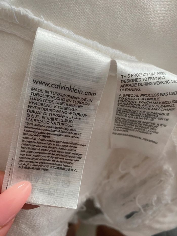 Veste en jean sans manche Calvin Klein - photo numéro 9