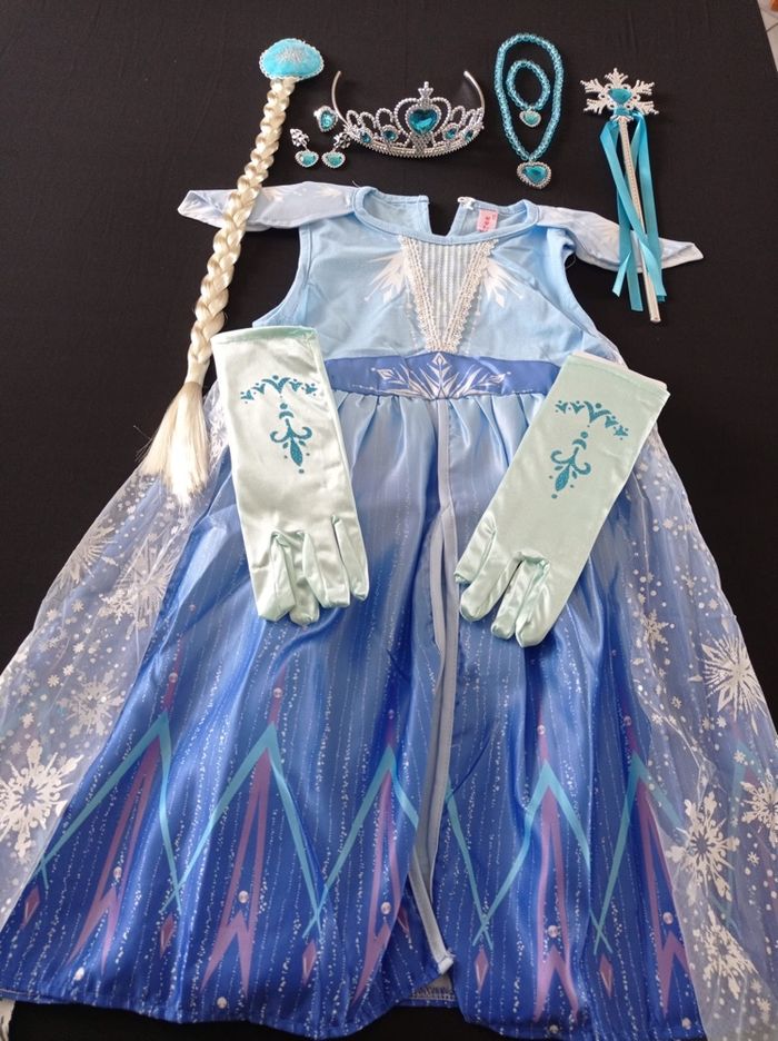 Deguisement la reine des glaces et accessoires 4ans - photo numéro 2