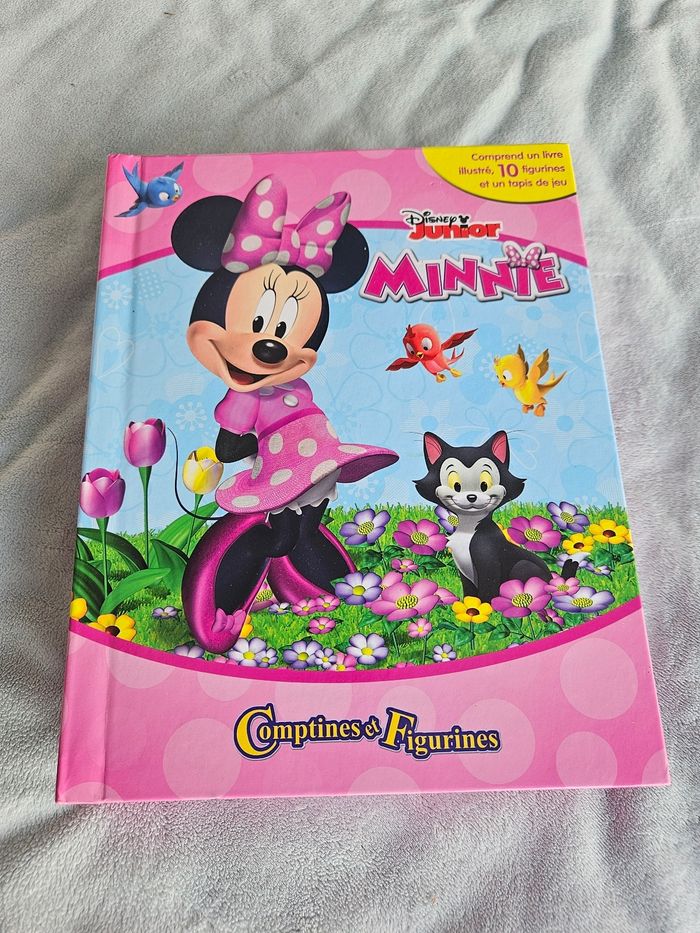 Livre comptine et figurines disney minnie