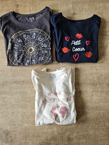 Lot haut manche longue