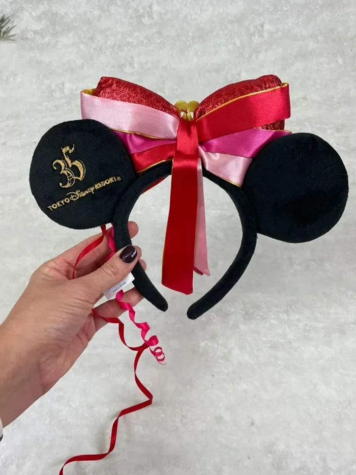 Ears Disney serre tête Minnie Tokyo Disneyland 35th anniversary - photo numéro 8