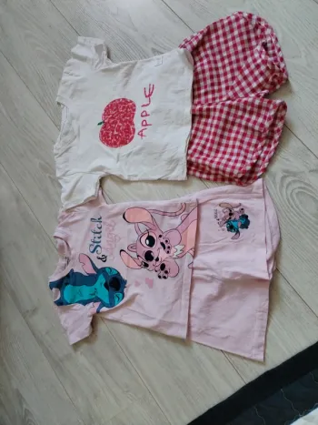Ensemble t-shirt manche courte et short