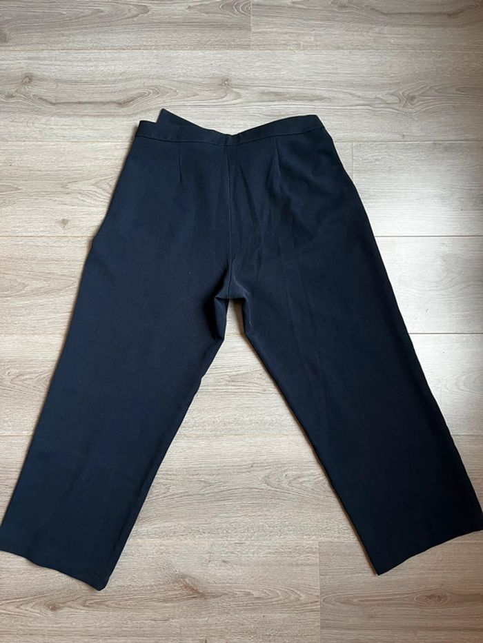 Pantalon ample bleu marine - photo numéro 3