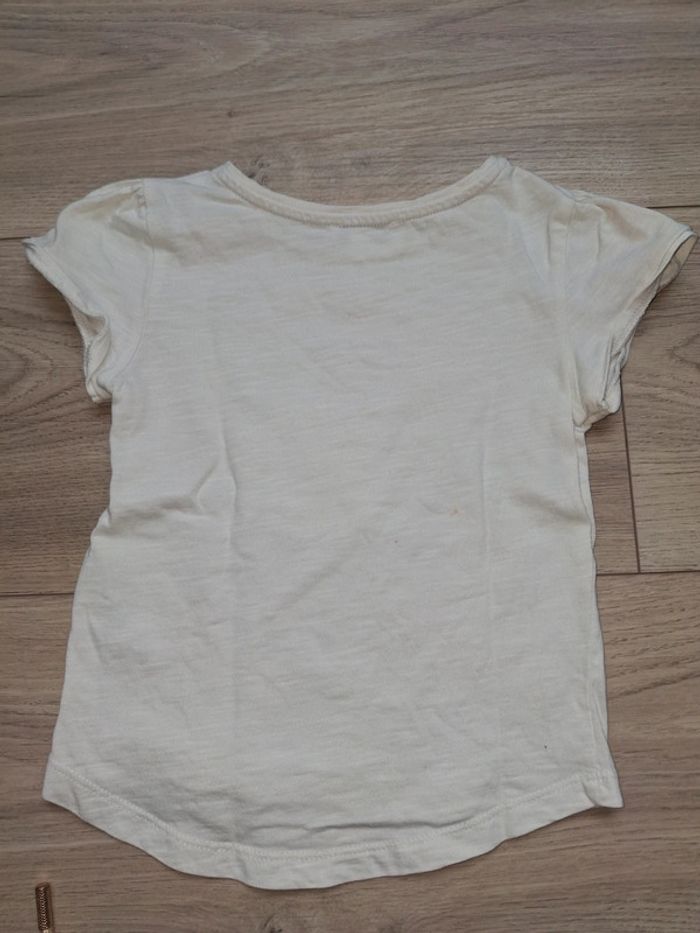 Tee shirt manche courte fille 24 mois - photo numéro 3