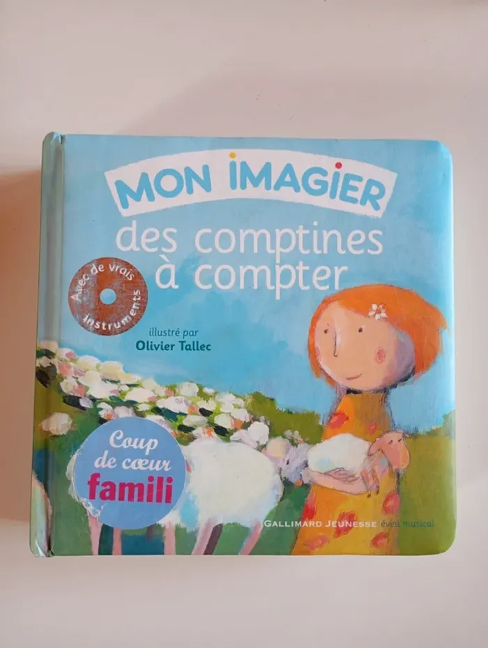 Livre cd : mon imagier des comptines à compte