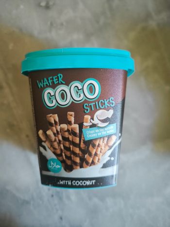 Un paquet de gaufrettes coco 