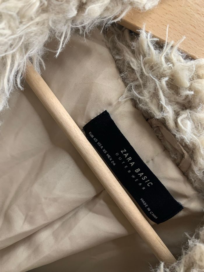 Veste moumoute beige - photo numéro 3