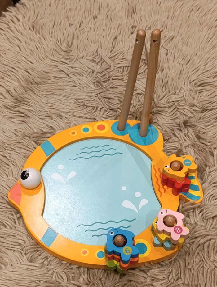 Jeu de pêche en bois - photo numéro 2