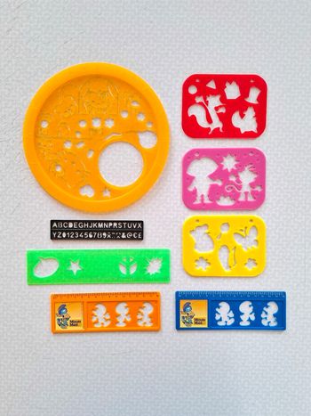 Lot Pochoirs Mandala.