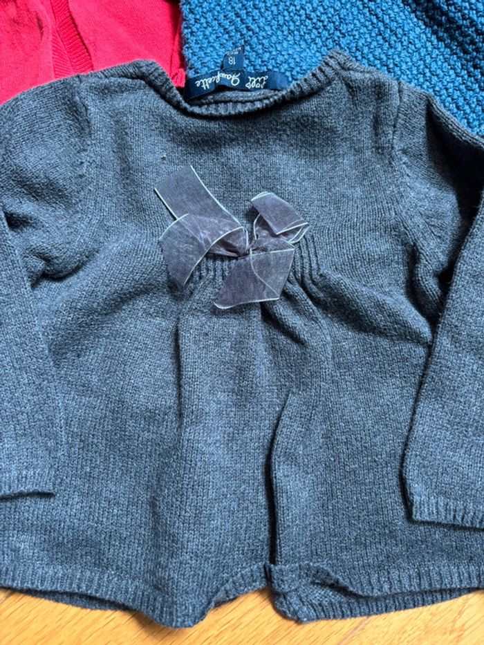 Lot de 3 gilets 18 mois - photo numéro 2