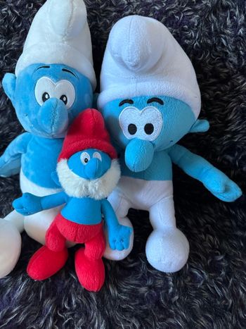 Lot peluche Schtroumpf