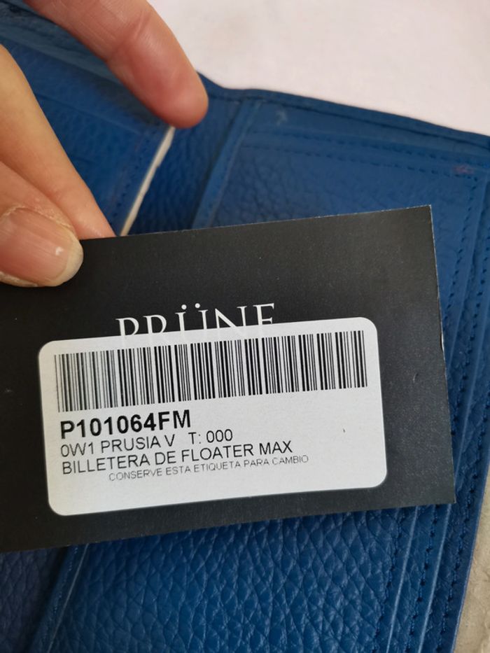 Sublime Portefeuille en Cuir Grainé Saphir | Prüne - photo numéro 14