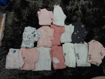 Lot vêtements bébé fille taille naissance
