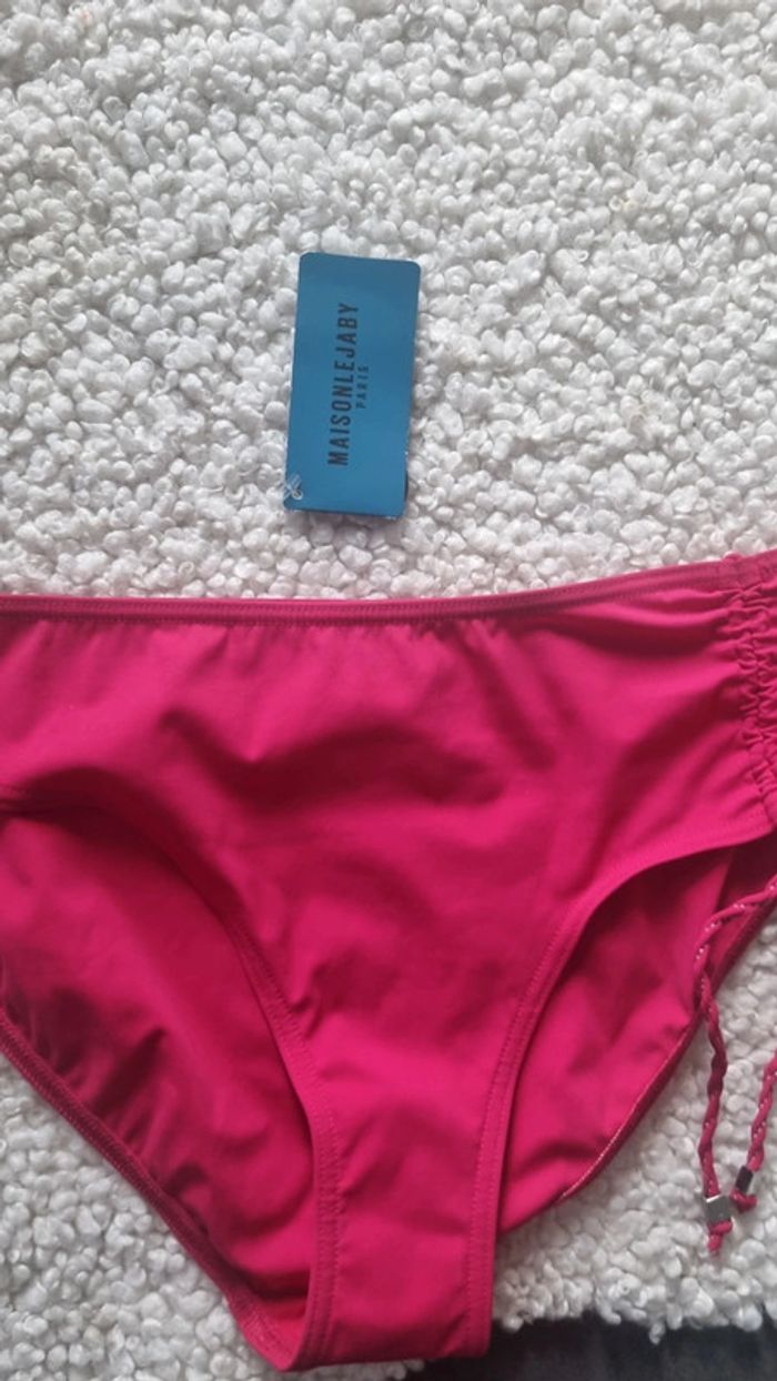 Maillot de bain bas femme rose Fushia  XL 44 46 Maison Lejaby - photo numéro 3