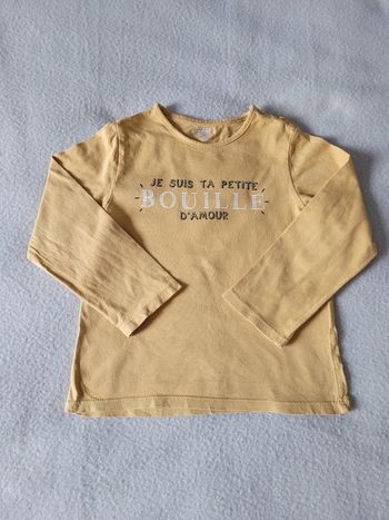 T-shirt manches longues kiabi 36 mois 97 cm