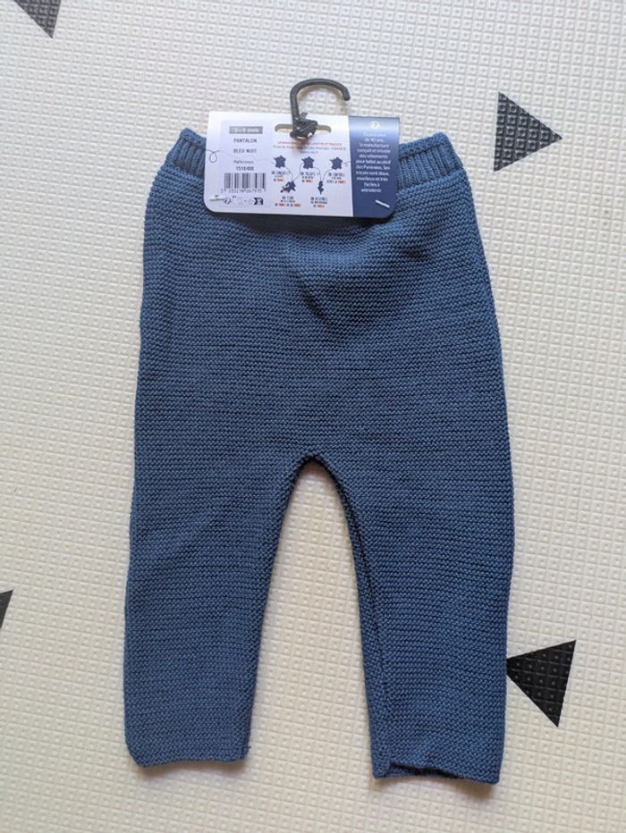 Pantalon tricot bébé la manufacture de layette - photo numéro 2