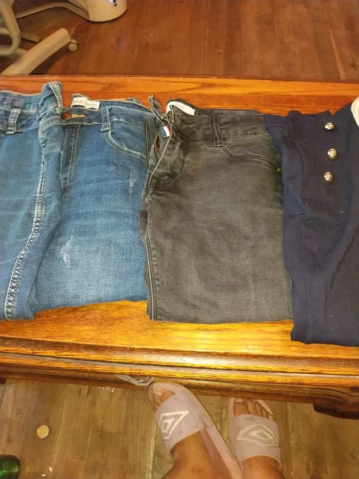 Lots pantalon Taille S - photo numéro 3