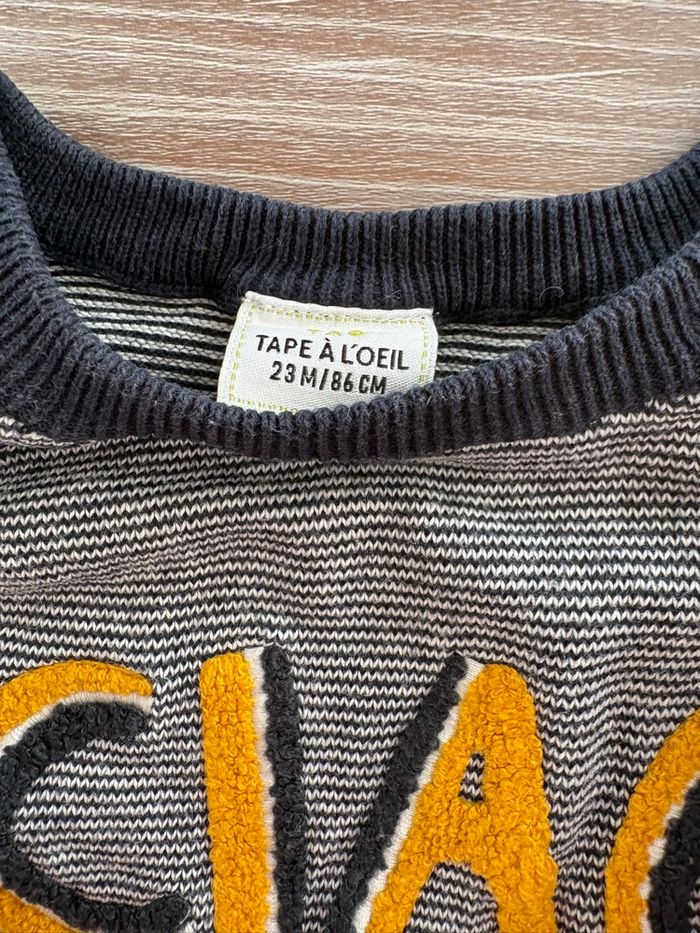 Lot de 2 pulls fins  24 mois - photo numéro 3