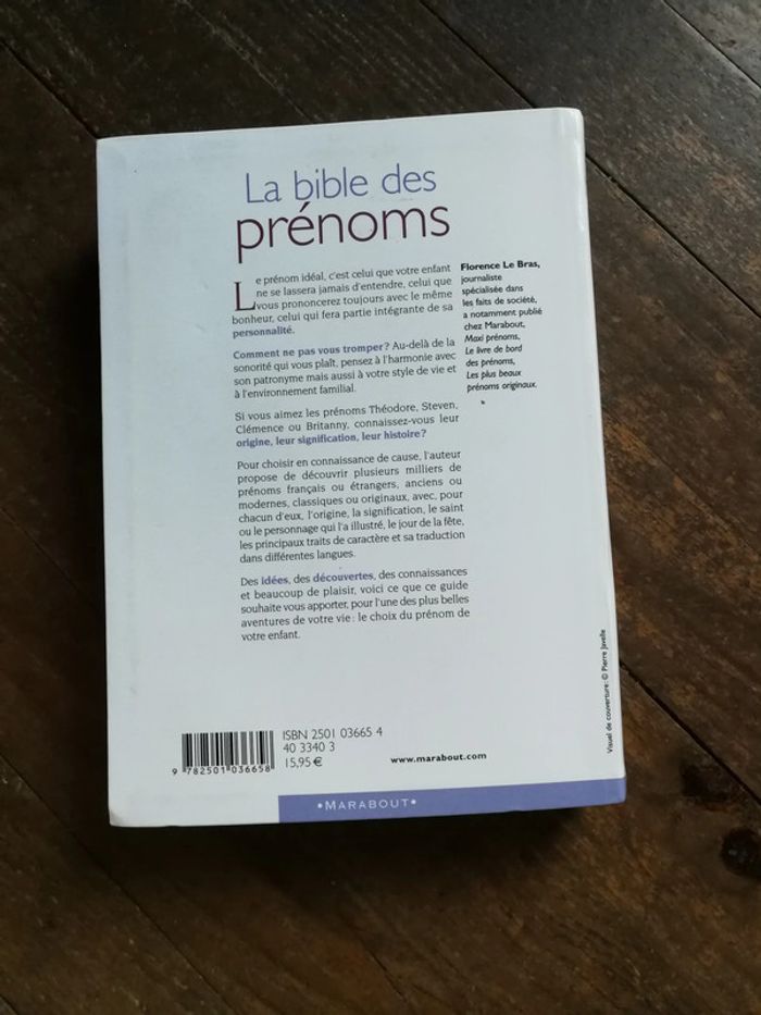 La Bible des prénoms de Florence Le Bras - photo numéro 5