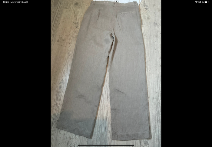 ZARA pantalon lin - photo numéro 6