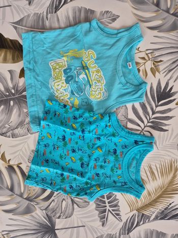 Lot tee-shirt sans manche