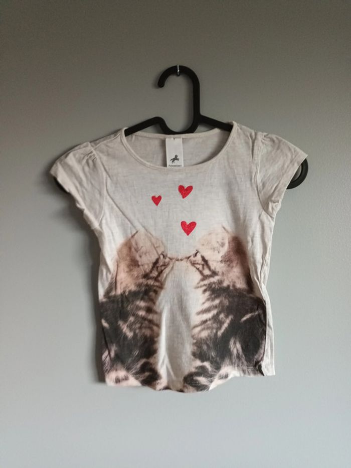 T-shirt chats amoureux 5 ans